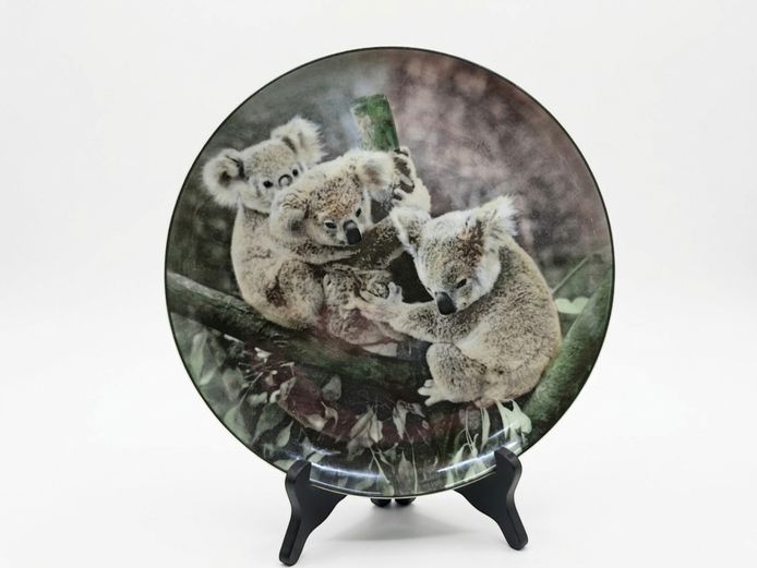 Royal Doulton "Koala Bears" Decorative Wall Plate (Pattern D 6424)