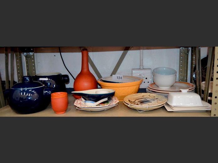 VINTAGE CERAMIC MIXING BOWL, CERAMIC SOUP TUREENS, PLATES, BOWLS, etc