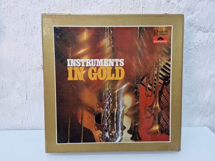 Vintage Compilation Instruments in Gold 8-LP Vinyl Record Box Set