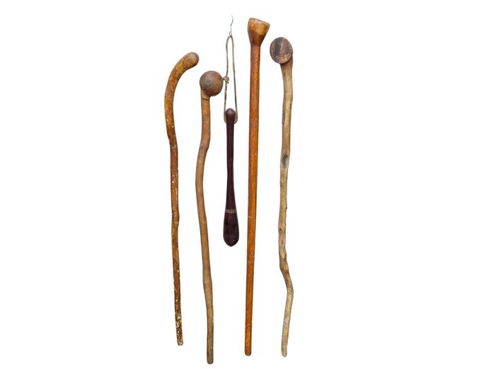 Collection of Vintage Traditional "Knobkerries"