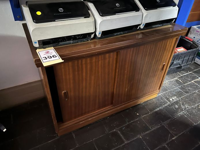 Wooden sliding door cabinet