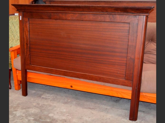 MAHOGANY DOUBLE HEADBOARD