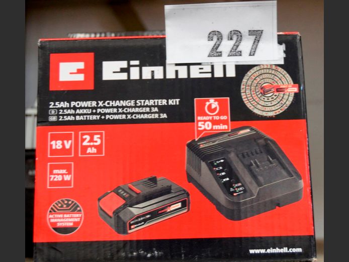 EINHELL PXC 2.5Ah BATTERY & CHARGER KIT