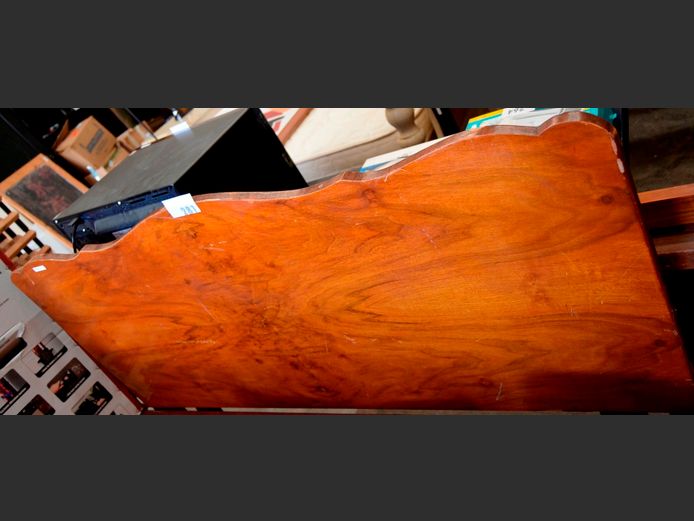 SAPELE MAHOGANY DOUBLE HEADBOARD