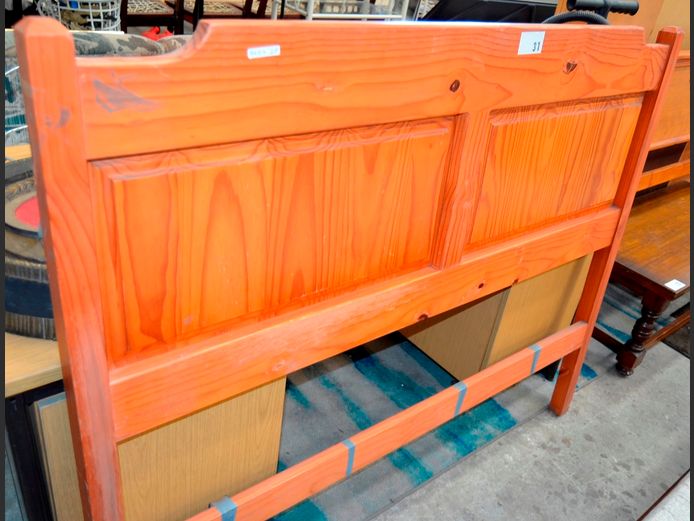 PINE DOUBLE HEADBOARD