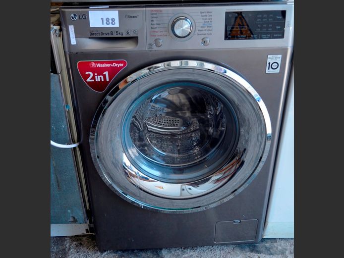 LG DIRECT DRIVE 8/5kg WASHER/DRYER COMBO [Switches on, untested further] [#: 425036501]