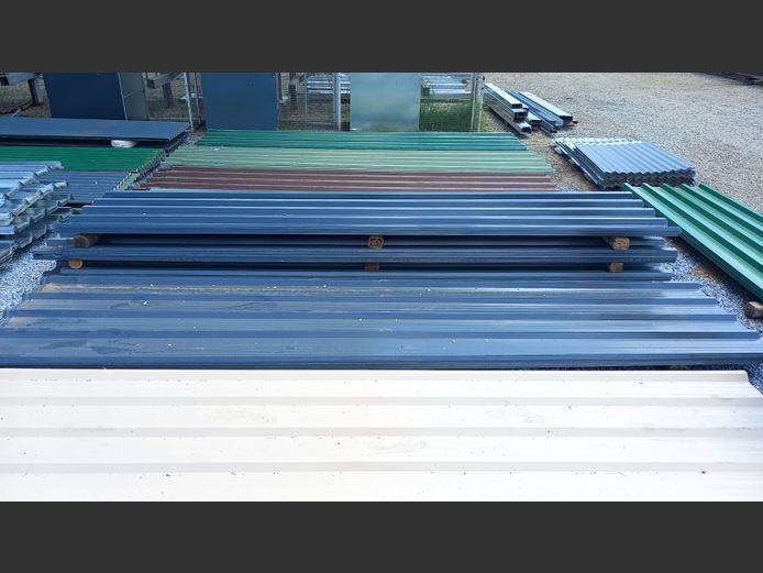 3.7m chromodeck widespan grey sheets 0.55mm thick