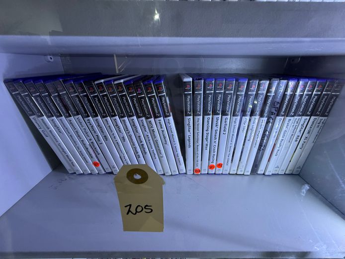 Bottom Shelf of PS2 Games 