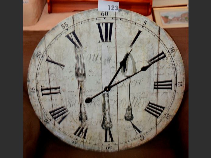 LARGE CIRCULAR WALL CLOCK, 60cm Diameter