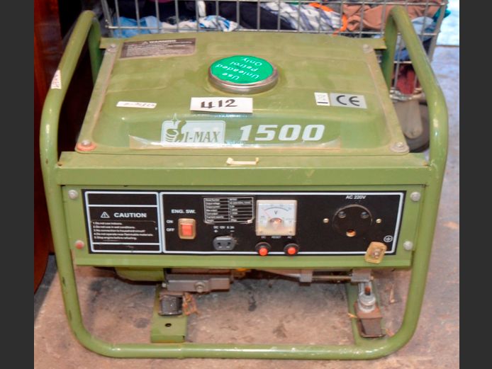 1-MAX 1500 GENERATOR [Untested]