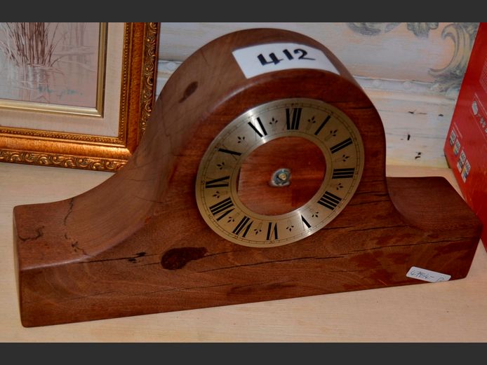 SLEEPERWOOD MANTLE CLOCK, 38.5 x 7.5 x 21cm [No hands, condition unknown]