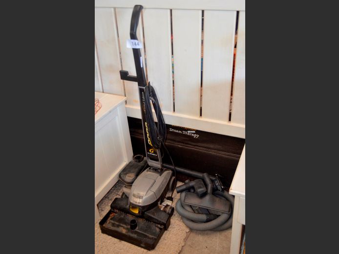 KIRBY VACUUM CLEANER WITH ATTACHMENTS [Switches on, untested further]