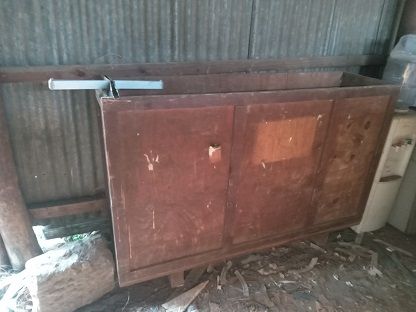 Wooden shelf scrap