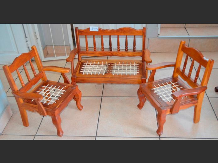 KIAAT 3-PIECE 4-SEATER CHILDREN'S RIEMPIE SUITE