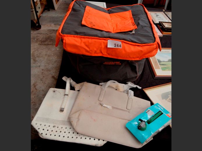 LARGE COOLER BAG & 2 x HANDBAGS