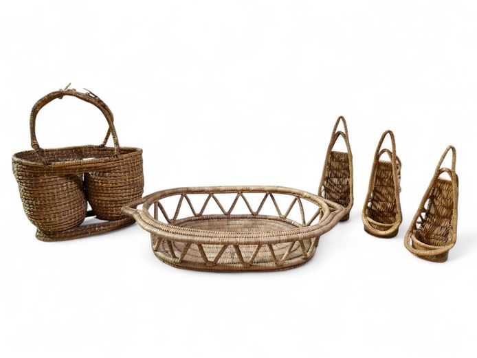 Collection of Handwoven Baskets