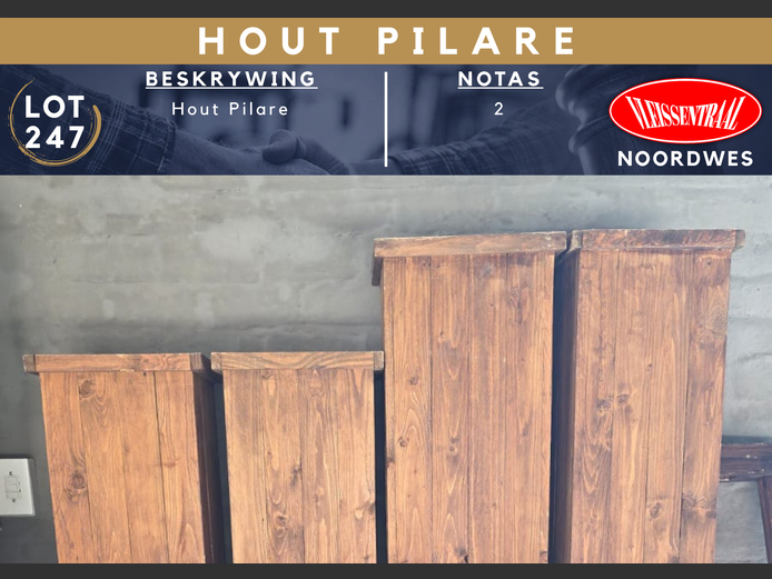 HOUT PILARE