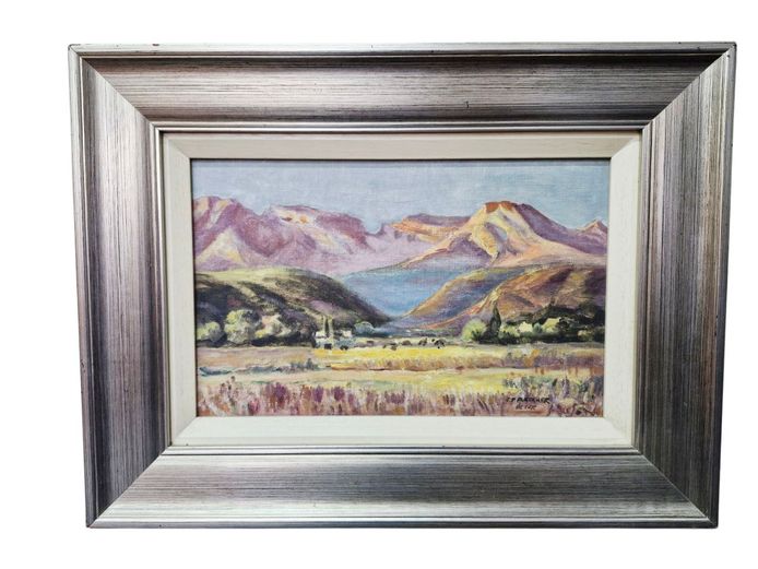 Original Framed Oil Panting by J.P. Fletcher