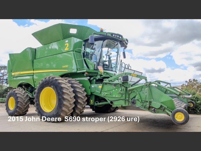 John Deer S690 Stroper met chopper 4x4