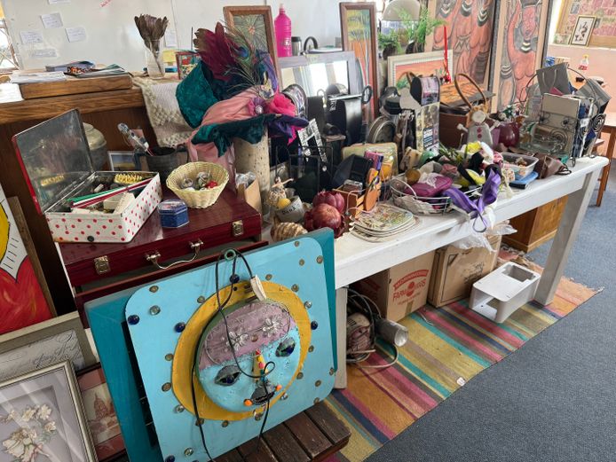 Jumbo lot of various items (Excluding table)