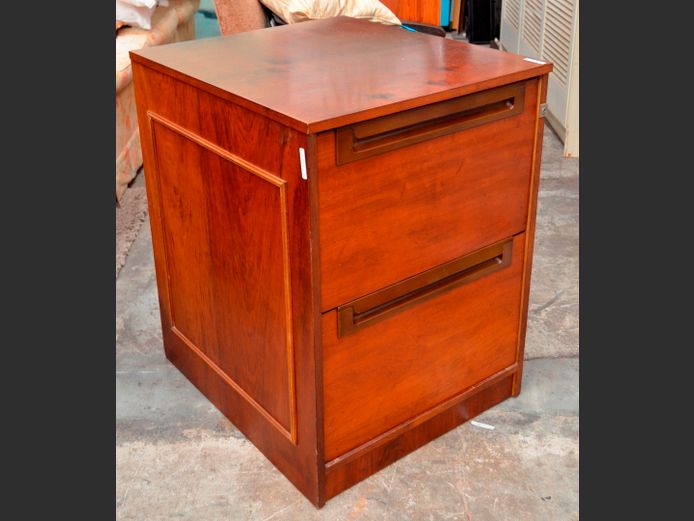 IMBUIA 2-DRAWER FILING CABINET, 61 x 53 x 71cm