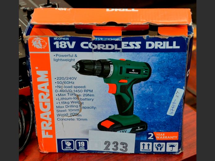FRAGRAM 18V CORDLESS DRILL [Faulty]