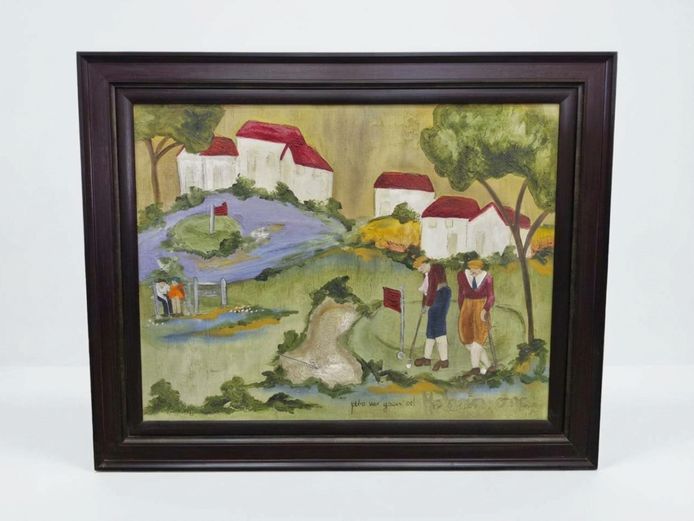 Petro van Graan (South African, 20th Century) "Hole in One"