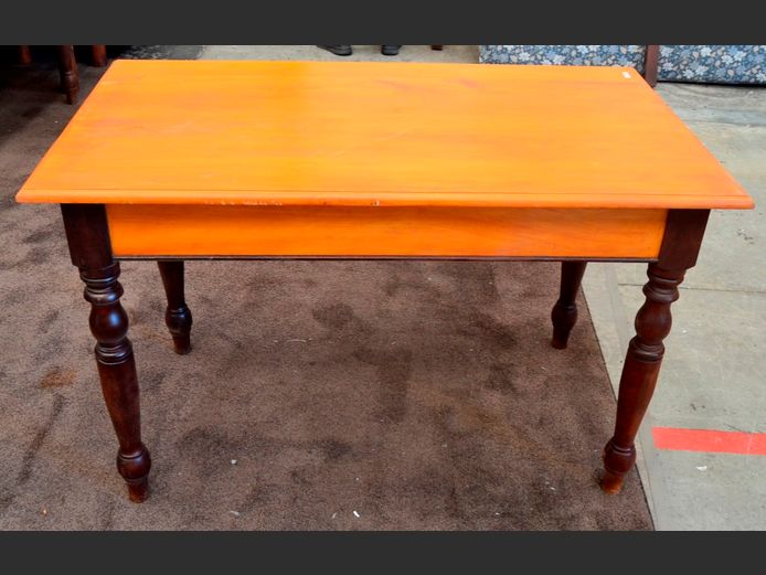 YELLOWWOOD & IMBUIA 4-SEATER DINING TABLE, 120 x 69 x 76cm