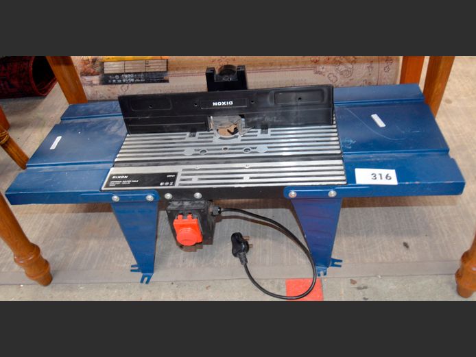DIXON ROUTER TABLE, 86 x 33 x 29cm
