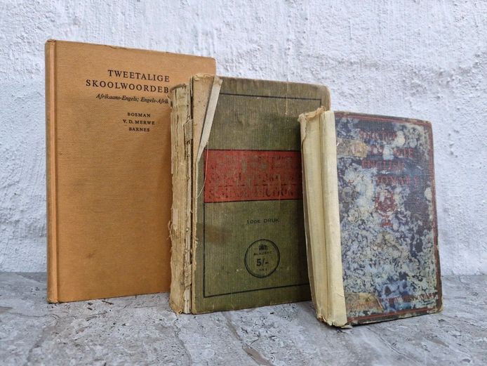 Vintage South African School Dictionary Bundle - Afrikaans & English