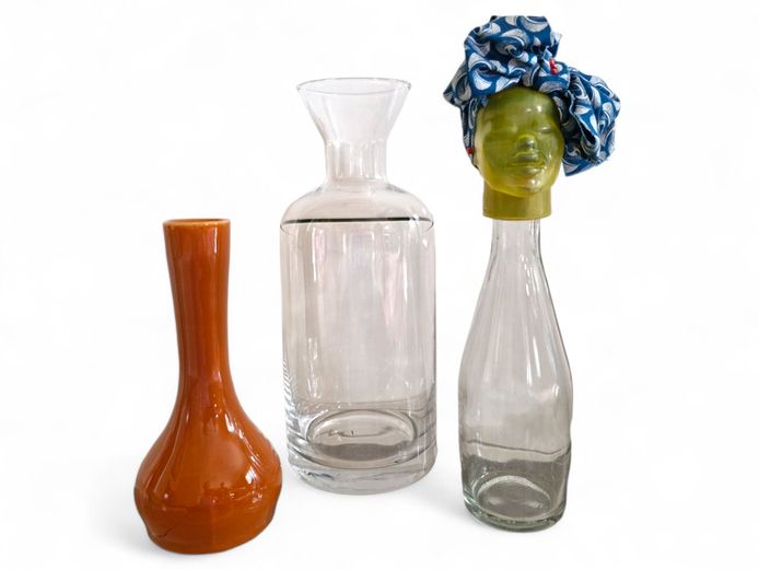 Collection of Assorted Glassware & Ceramic Bud Vase