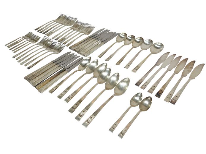 Vintage Silver-Plated Cutlery Set