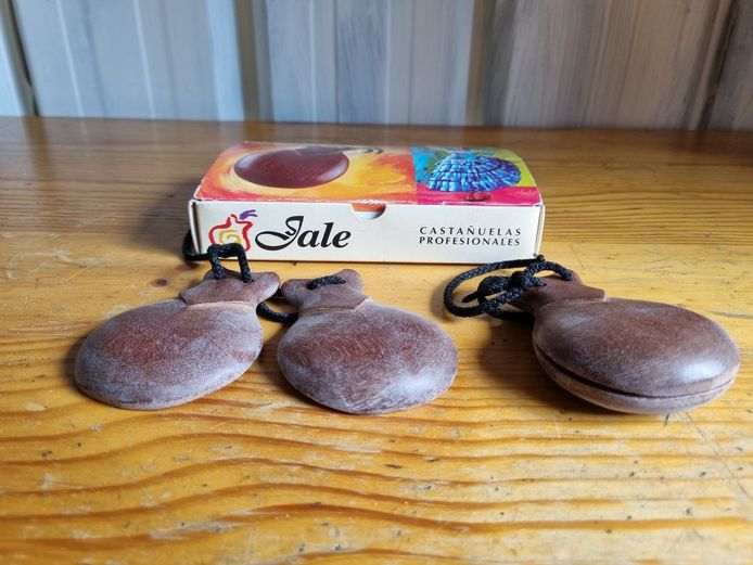 Jale Spanish Granadillo Wood Professional Castanets