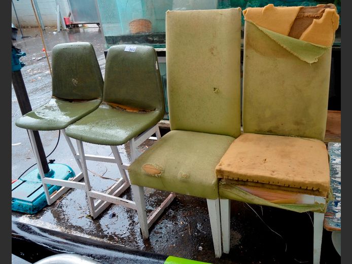 LOT OF 4: CHAIRS [Damaged]