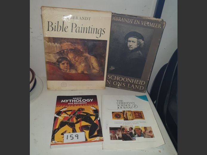 LOT BOOKS: BIBLE PAINTINGS, MYTHOLOGY, etc