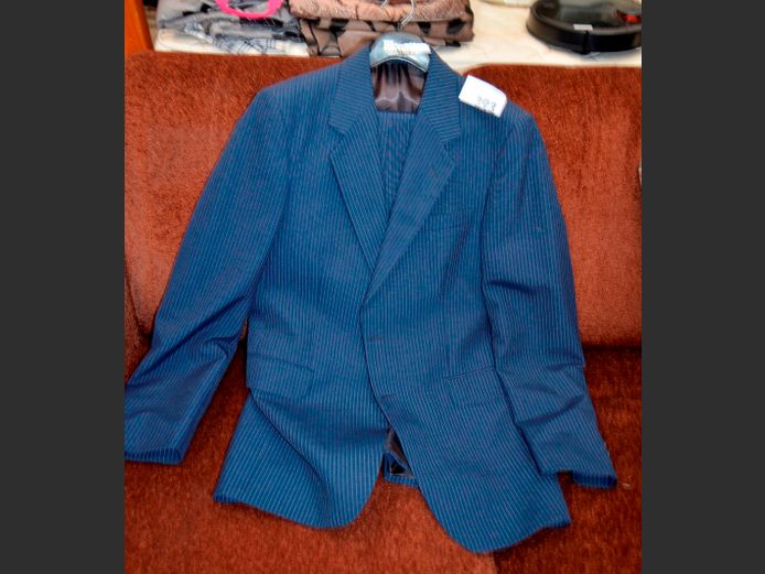 SVENLINE BLUE PINSTRIPE MEN'S SUIT