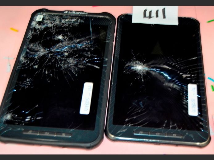 LOT OF 2: SAMSUNG GALAXY ACTIVE TAB 1 [Untested, no chargers, damaged]