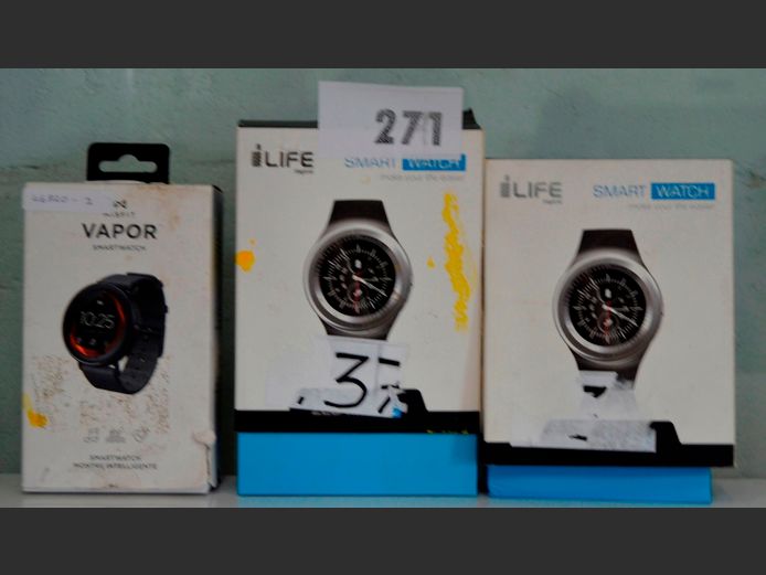 LOT: VAPOR & LIFE SMART WATCHES [Untested]