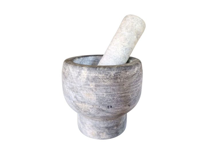 Vintage Granite Mortar and Pestle