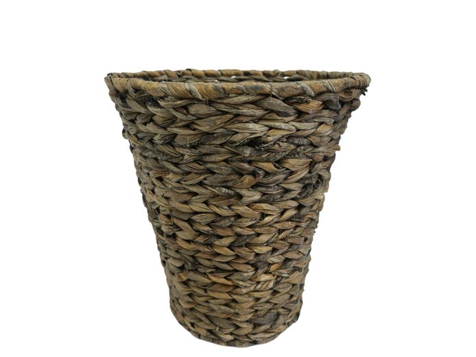 Woven Water Hyacinth Plant Basket