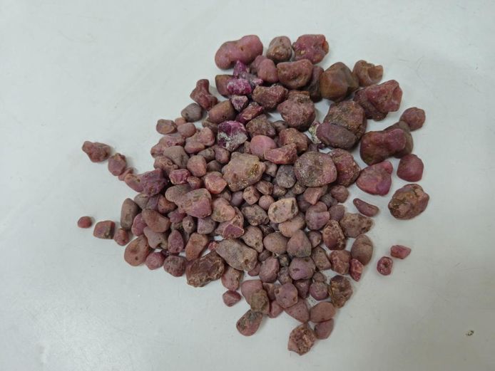 Lot of Natural Rough Pink Corundum Ruby Raw Minerals