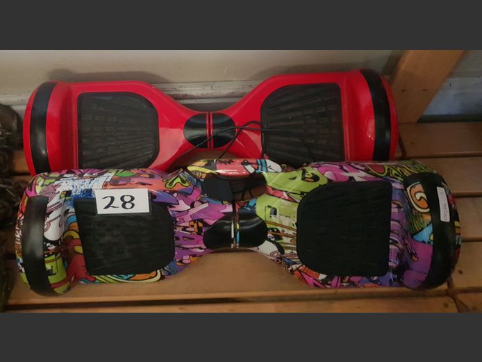 LOT: 2 x HOVERBOARDS [Untested, 1x charger included]