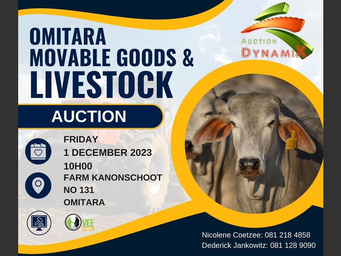 OMITARA MOVABLE GOODS & LIVESTOCK AUCTION