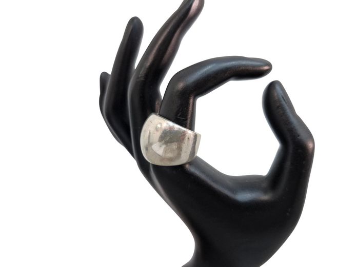 Sterling Silver Polished Dome Band Ring