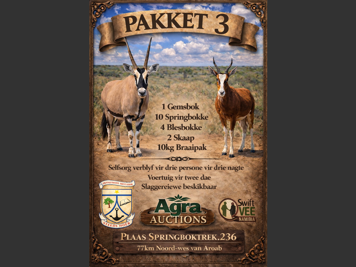 HUNTING PACKAGE | RIVAATSKOOL EXCELSIOR JAGPAKKETTE AANLYN VEILING