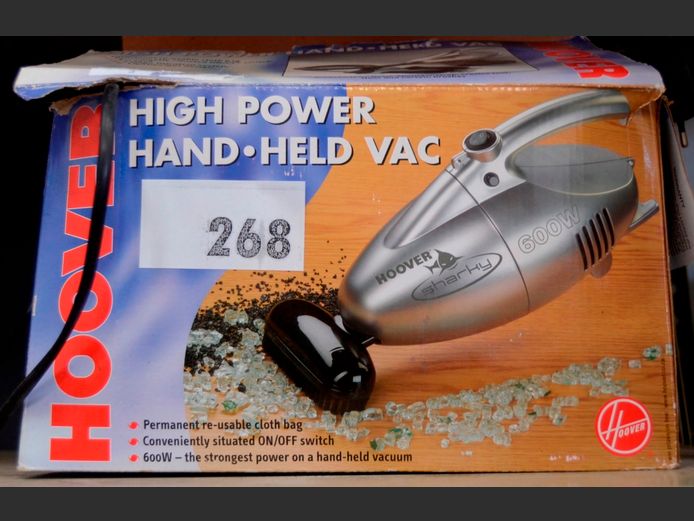 HOOVER HIGH POWER HANDHELD VAC [Switches on, untested further, no pipes]