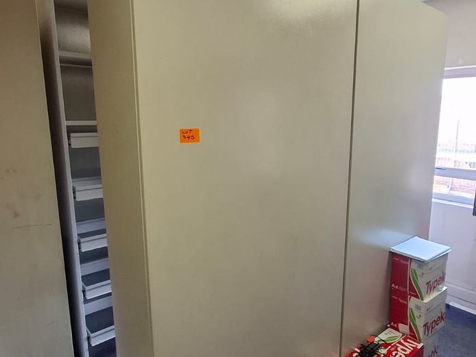 Filing system with 6 sides + lot old pc boxes