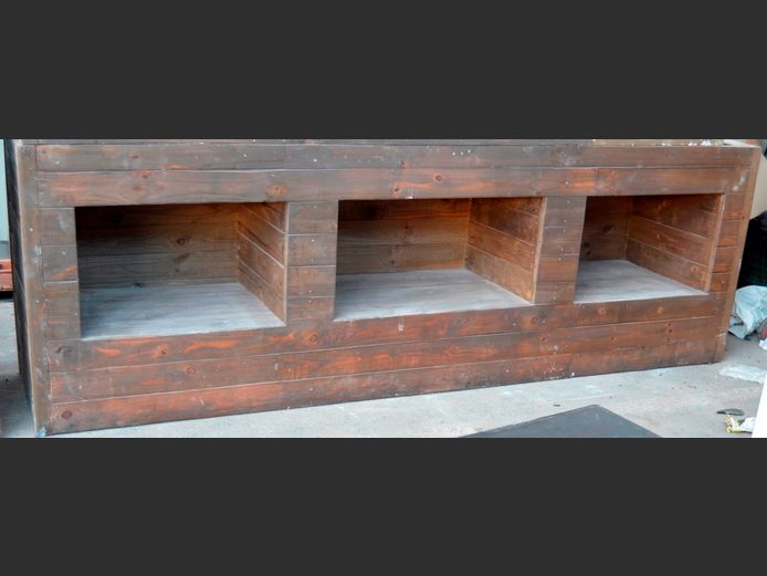 DARKWOOD COUNTER, 272 x 57 x 88cm