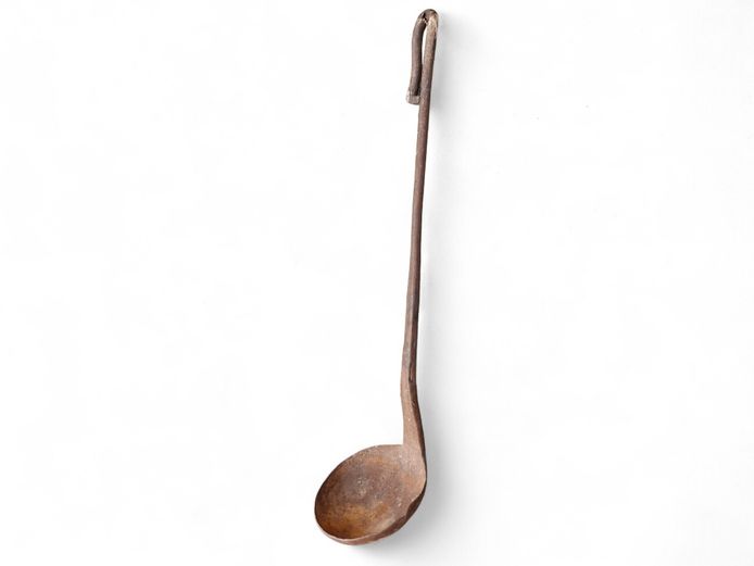 Blacksmith Hand-Forged Iron Ladle