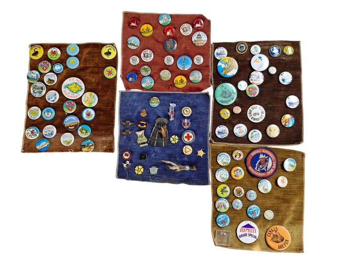 Collection of Assorted Vintage Pin Badges